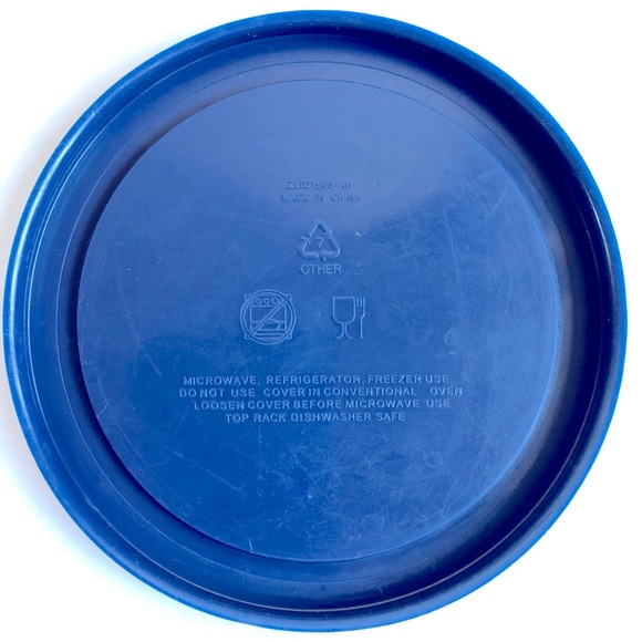 Anchor Hocking Bowl w/ Lid 2 Cups 1903-AH Blue - Picture 7 of 13